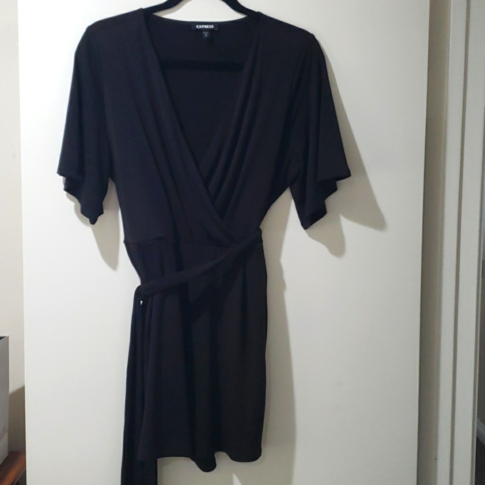 Women's Black Express Shorts Romper